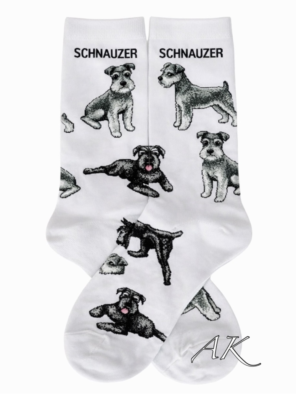 Schnauzer Crew Socks
